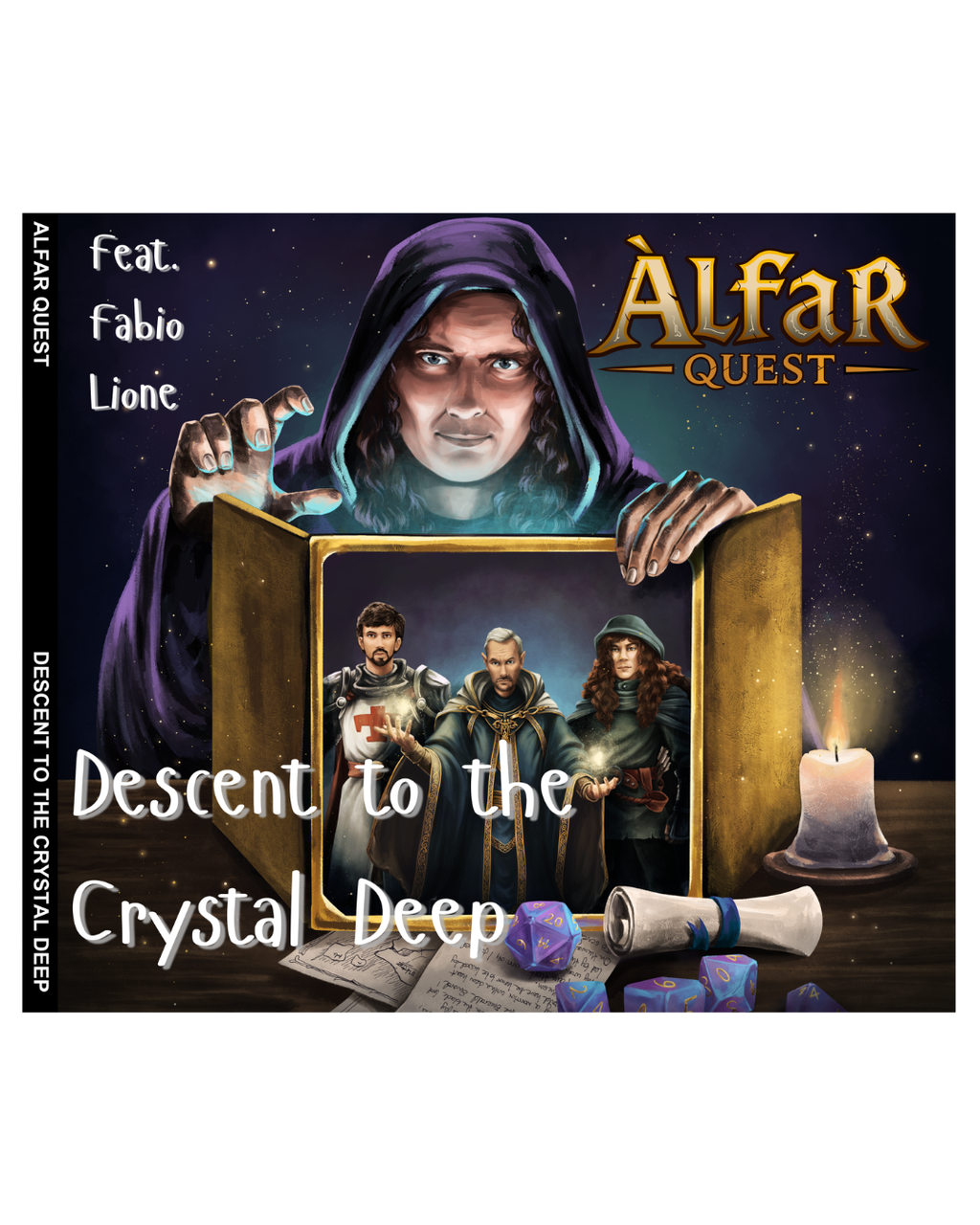 CD - Descent to the Crytal Deep - EP (Frete Incluso) - Digpack - Edição Limitada - PRÉ VENDA