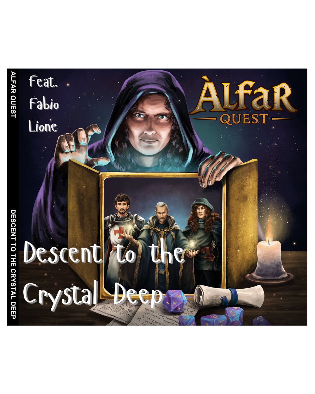 CD - Descent to the Crytal Deep - EP (Frete Incluso) - Digpack - Edição Limitada - PRÉ VENDA